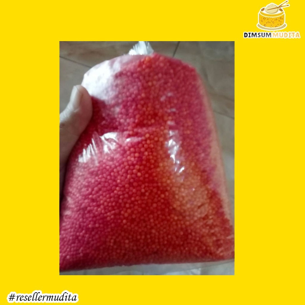 

Sagu Mutiara Merah 500gr Mudita Frozen Mart