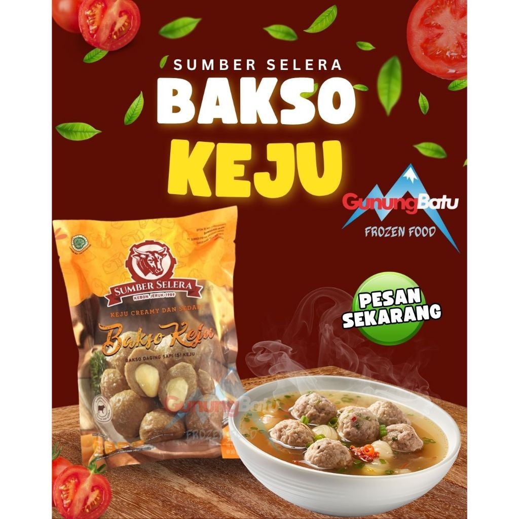 

SUMBER SELERA BAKSO DAGING SAPI FILLING KEJU 300GR