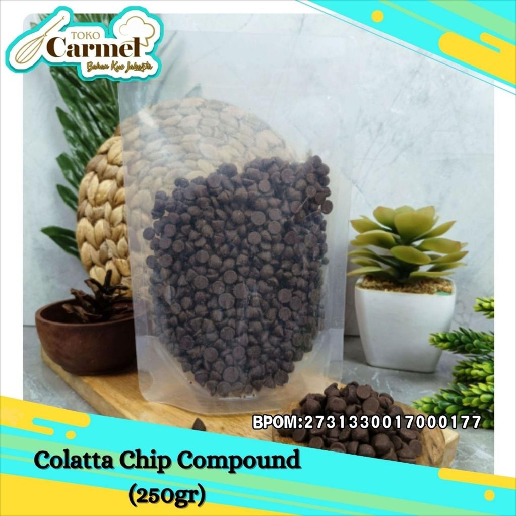 

Colatta Coklat Chip Kerucut - 250gr Coklat Compound