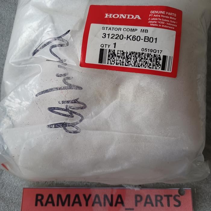 31220K60B01 SPULL STATOR COMP MB VARIO 125 ESP