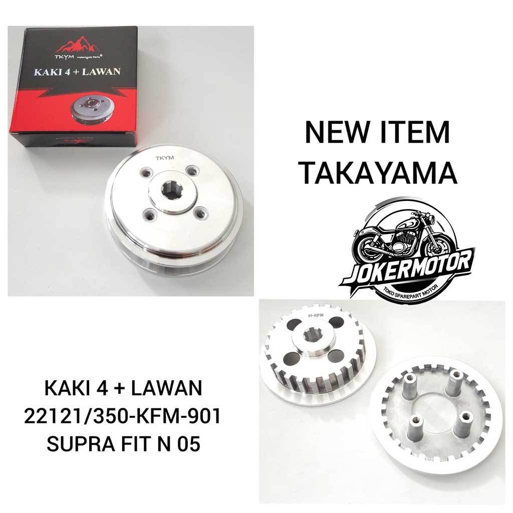 KAKI 4 + LAWAN RUMAH KOPLING RUMAH KAMPAS KOPLING KAKI 4 HONDA SUPRA FIT N 05 - TAKAYAMA