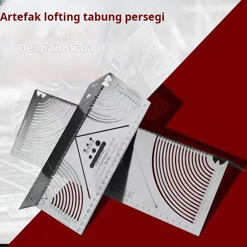 

Penggaris sudut lengkung 90 derajat lipat baja persegi, alat bantu penggaris sudut, alat bantu penggaris garis gambar, alat bantu pengaturan sudut siku-siku