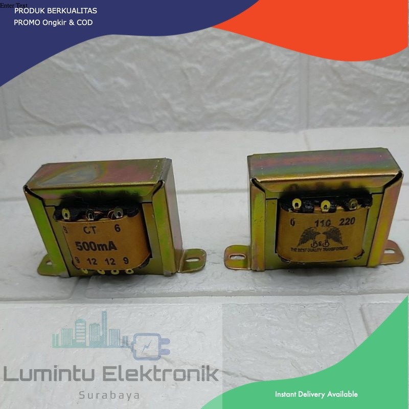Trafo 500mA CT & Non CT