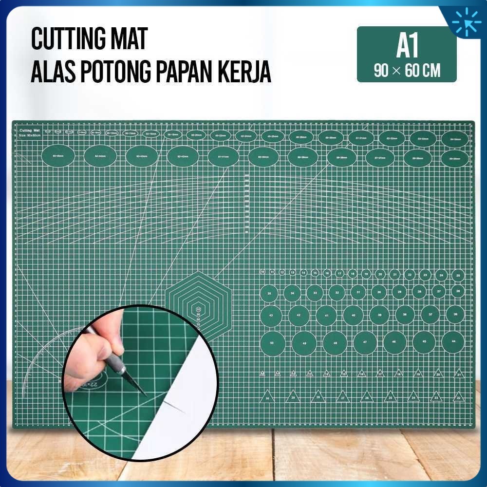 

Taffware Working Pad Cutting Mat Alas Potong Papan Kerja A1 90x60cm - QJ4
