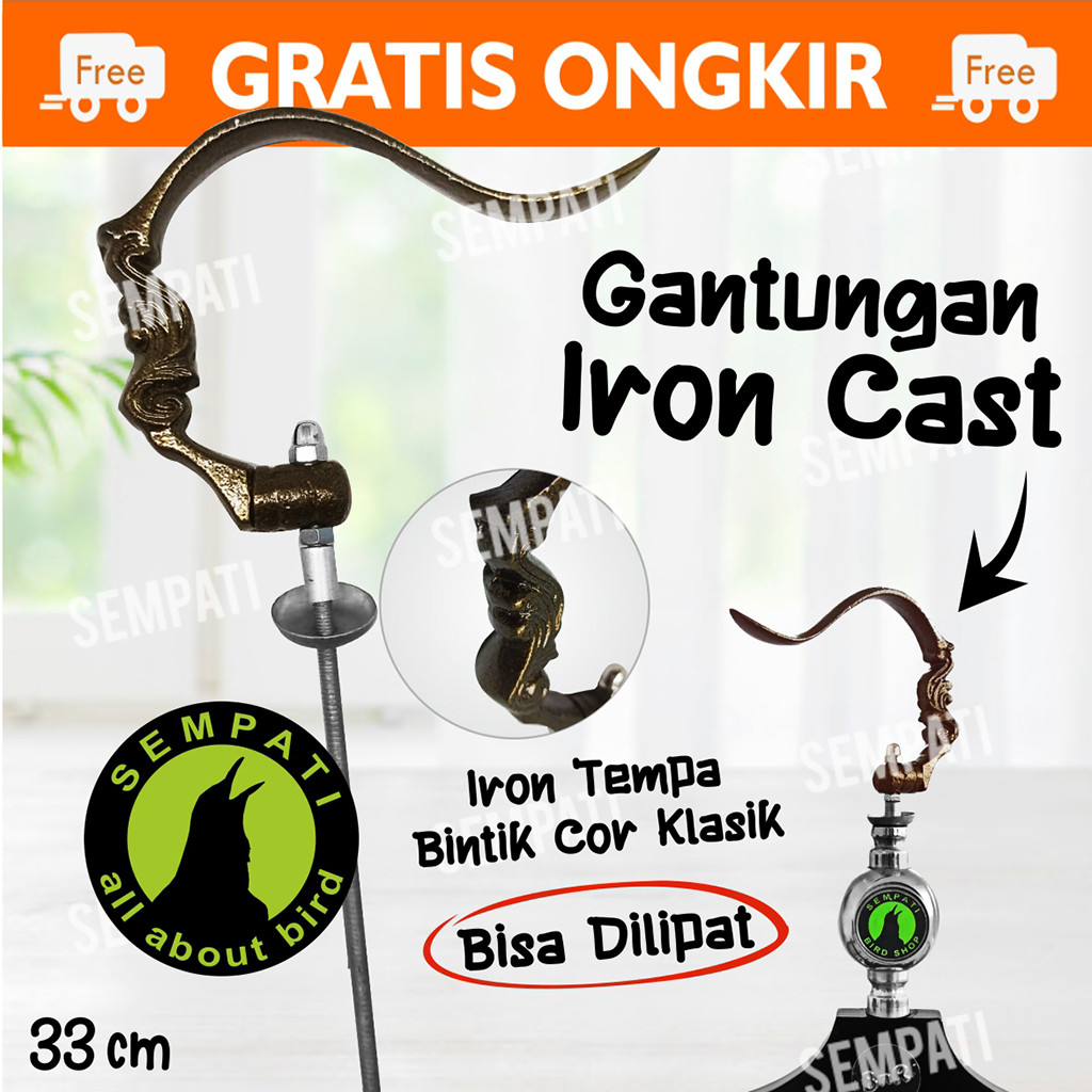 SEMPATI GANTUNGAN SANGKAR BURUNG BATU BATIK UKIR CANTOLAN KANDANG MURAI KOTAK LOVEBIRD LOVE BIRD