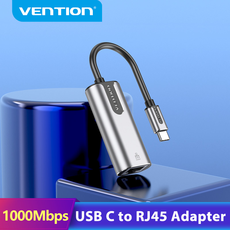 Vention USB Ethernet Adapter USB Type C Network Card to USB RJ45 Lan Patch for PC Laptop Samsung  Ni