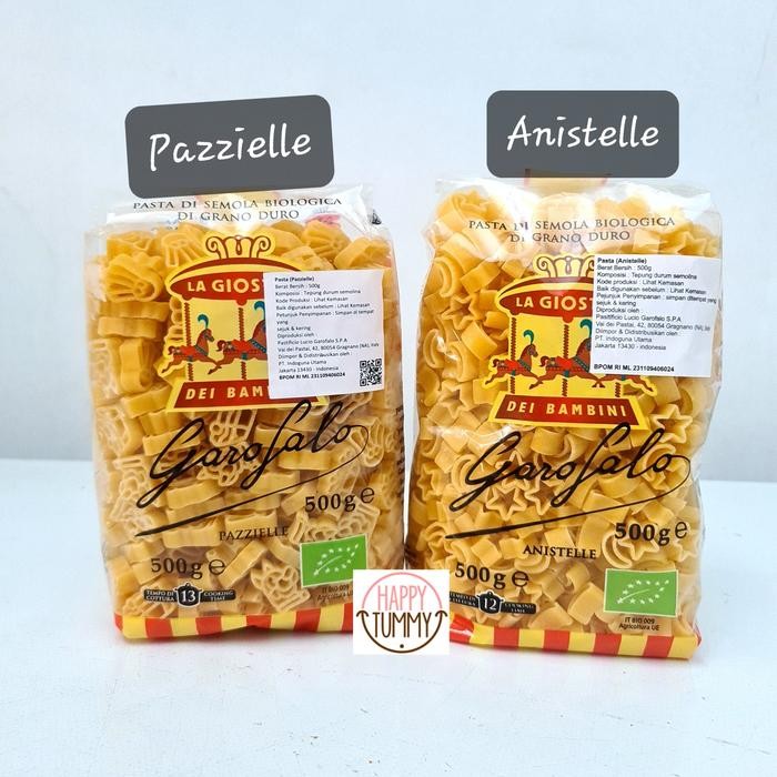

Garofalo pazzielle anistelle 500 gr pasta kids anak mpasi - Anistelle, Repack 250gr