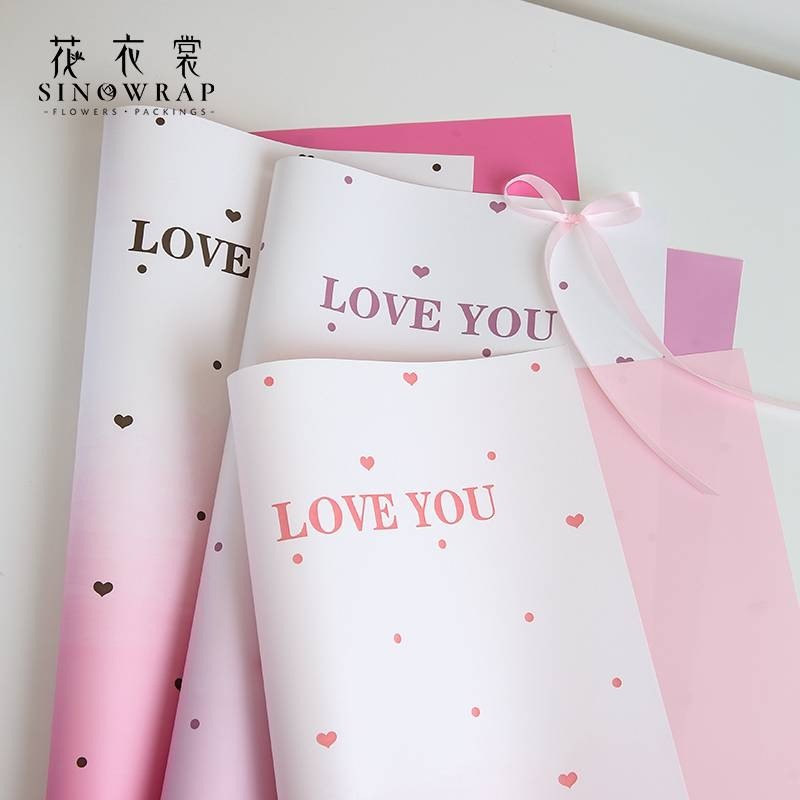 

(SW) TERLARIS MY LOVE WRAPPING PAPER KERTAS BUKET KERTAS BUNGA MOTIF LOVE / KERTAS KADO BUKUS HADIAH