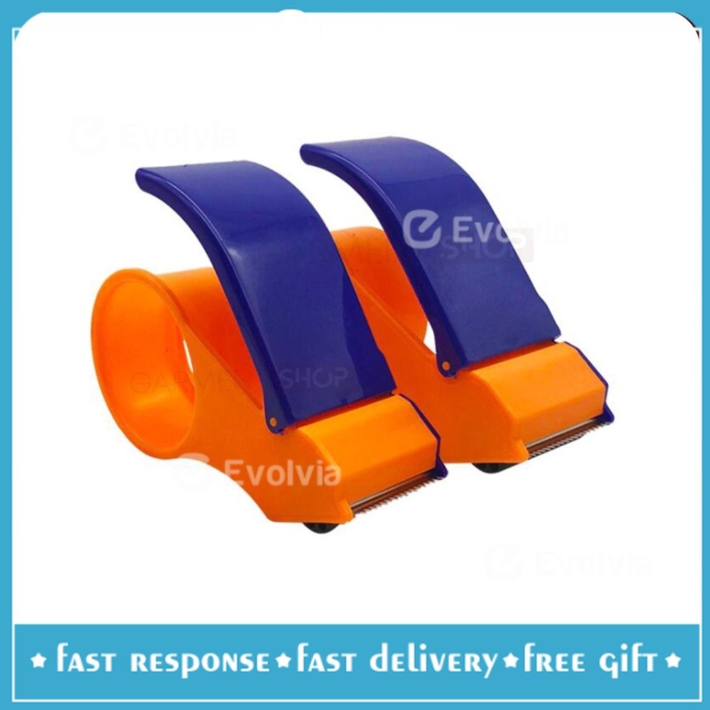 

Dispenser Tempat Lakban 2" INCH Pemotong Isolasi Tape Cutter Plastik - Evolvia