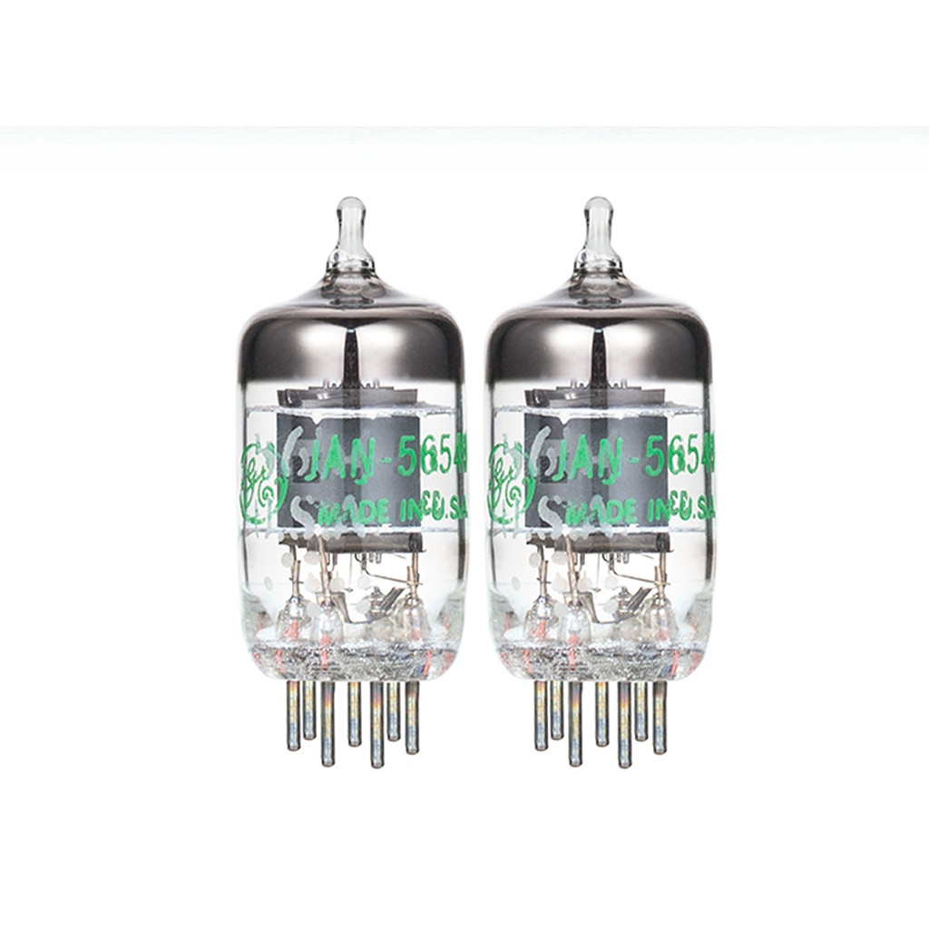 Matched Pair 7Pin GE JAN 5654W Vacuum Tubes Upgrade