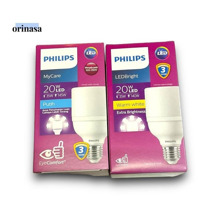 giandracomputer Lampu Bohlam LED Bright Philips E27 20W 20 Watt 3000K 6500K
