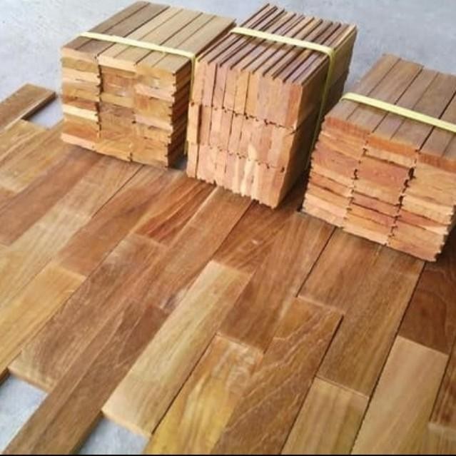 Lantai Kayu Jati - Parket Kayu jati - decking Kayu jati