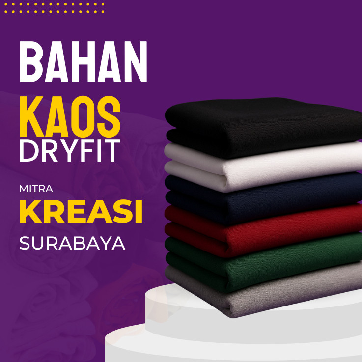 FICIEKUNZEX Bahan Kain Jersey Dryfit Brazil Hitam Super  - Kain Dryfit Mitra Kreasi