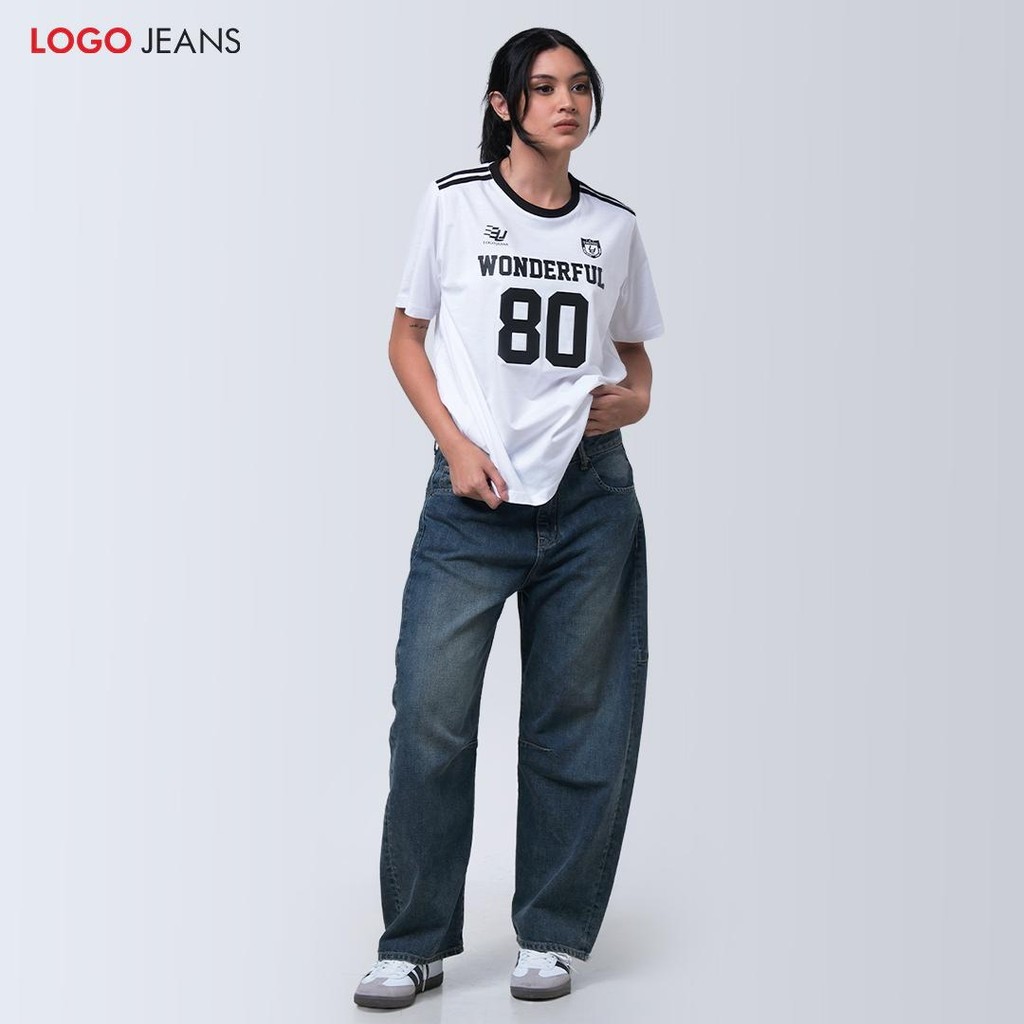 Logo Jeans - Kaos Wanita Grier 12878L4OW