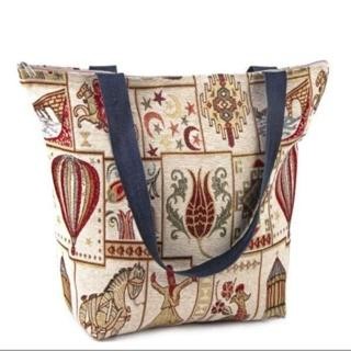

Tas Kilim Turki Original | Tas Kilim Etnik Turki | Souvenir Turki - Krem by Summerstore official