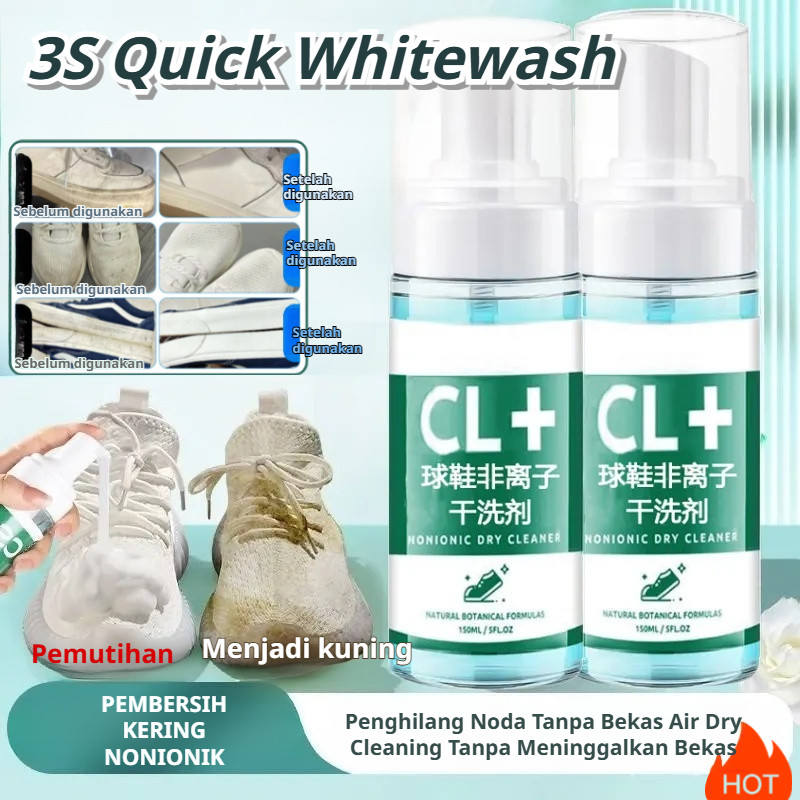 ⚡ Tanpa Bilas 【Pengiriman 24 Jam】Pembersih Sepatu Putih / Mousse Pembersih Sepatu Olahraga / Menghil