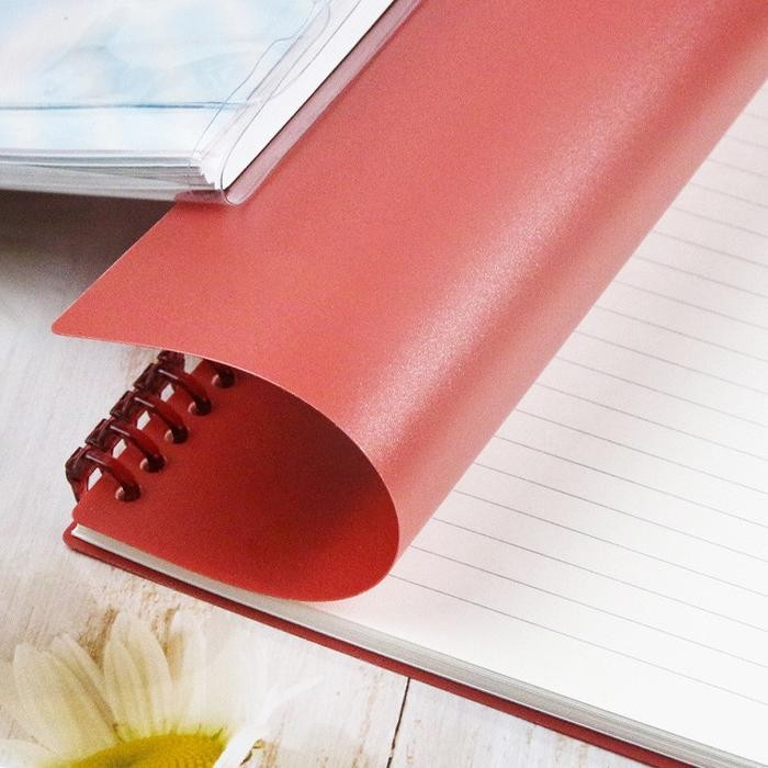 

Winzige Notebook Buku A5 B5 Buku Tulis Sekolah Lucu Binder 360 Derajat Notebook Aesthetic Korea Lose Leaf Binder Kuliah Buku Catatan Paper Stationery notebook a5 binder kuliah - transparan, A5