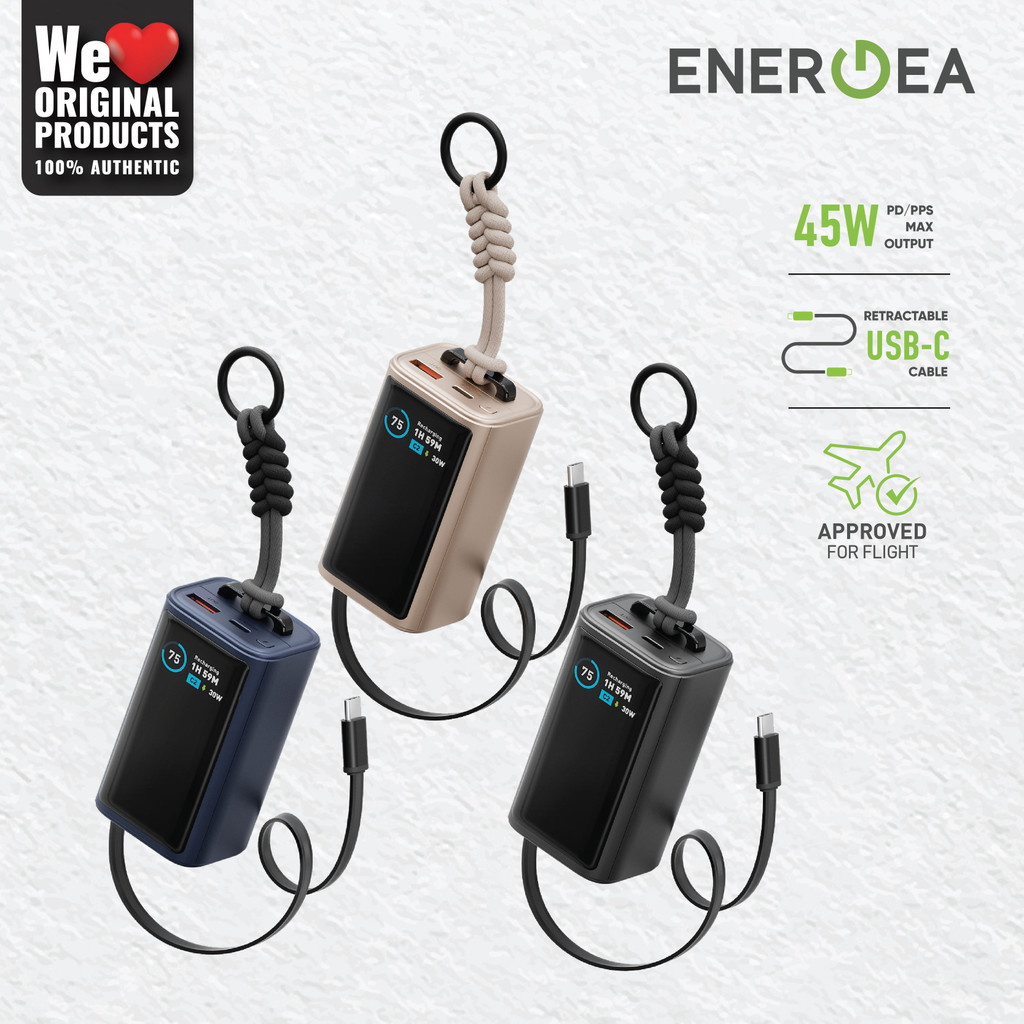 Powerbank 45W 10000 mAh ENERGEA Compac Arc 45