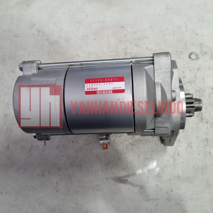 Dinamo Starter Kubota 17123-63017 Denso 228000-4594 12V