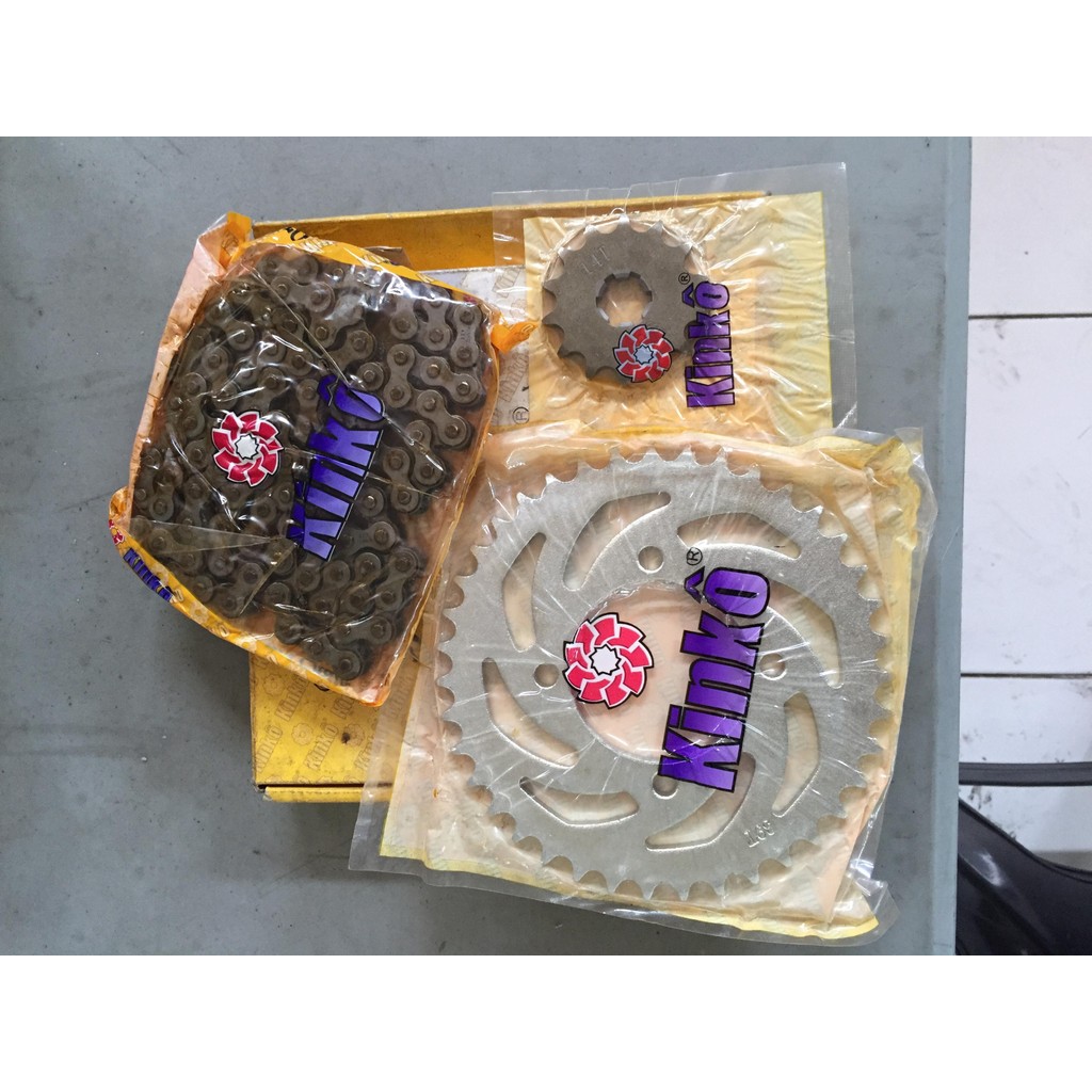 RANTAI / GIR SET / GEAR KOMPLIT YAMAHA F1ZR / F1Z-R KINKO