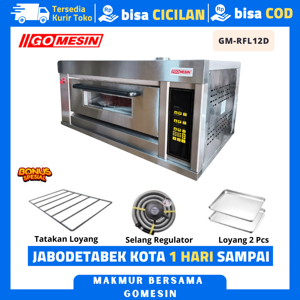 Oven Roti Gas 1 Deck 2 Tray Getra Rfl 12gd Oven Gas Roti 1 Deck 2 Tray
