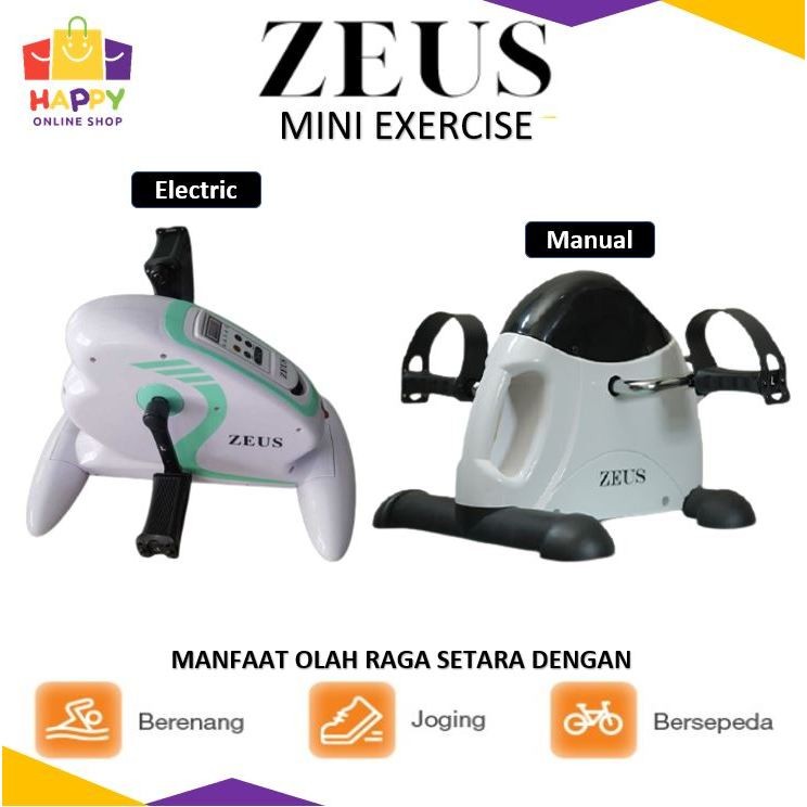 OLAHTRACK Zeus Mini Electric Exercise Bike Sepeda Terapi Statis