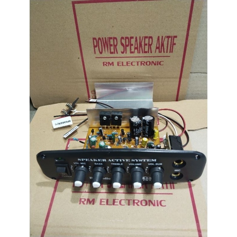 KIT POWER SPEAKER AKTIF MONO
