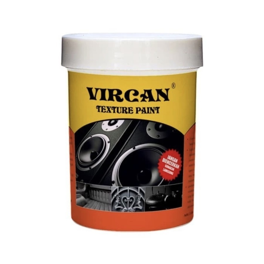 Cat Tekstur Vircan Texture Paint Base Besi Tembok Pagar Box Speaker Sound Sistem Kulit Jeruk