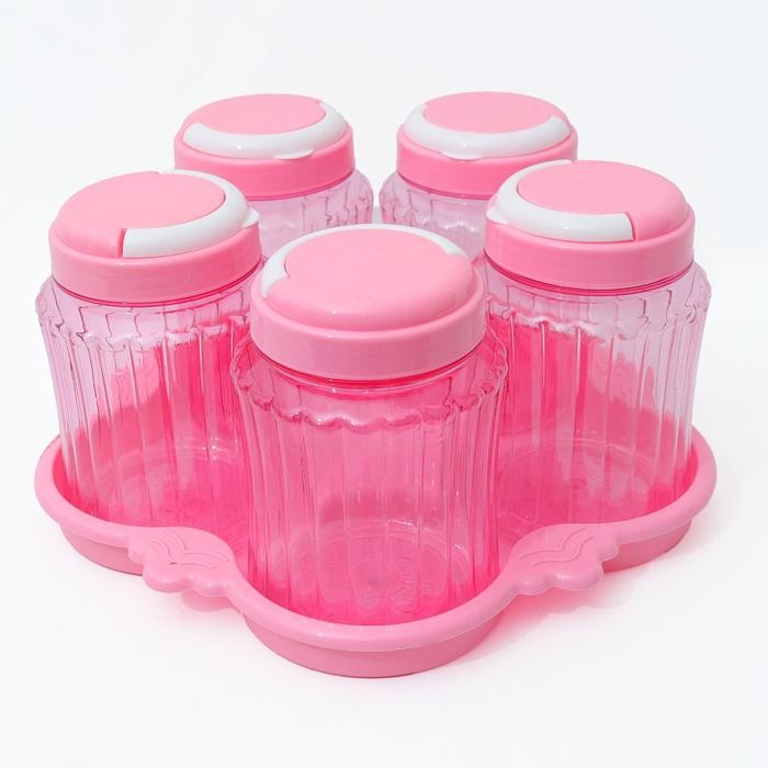 TONAM-PET Toples Nampan Limala Ruby TAKUMA-Toples bumbu dapur-Toples lebaran plastik Kitchenware - P