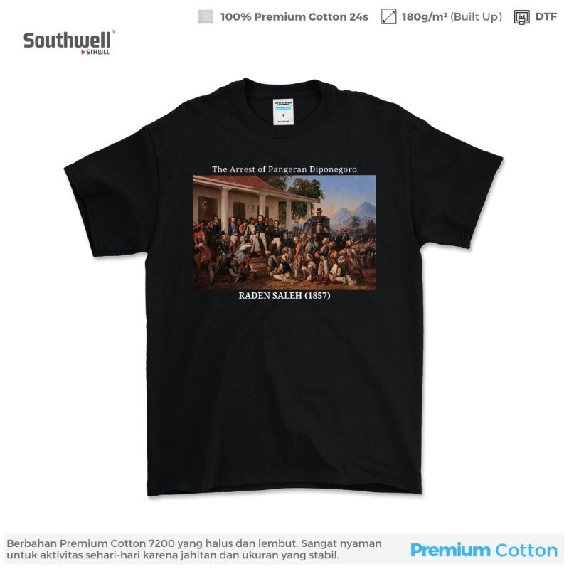 (COD) Kaos Raden Saleh Penangkapan Pangeran Diponegoro