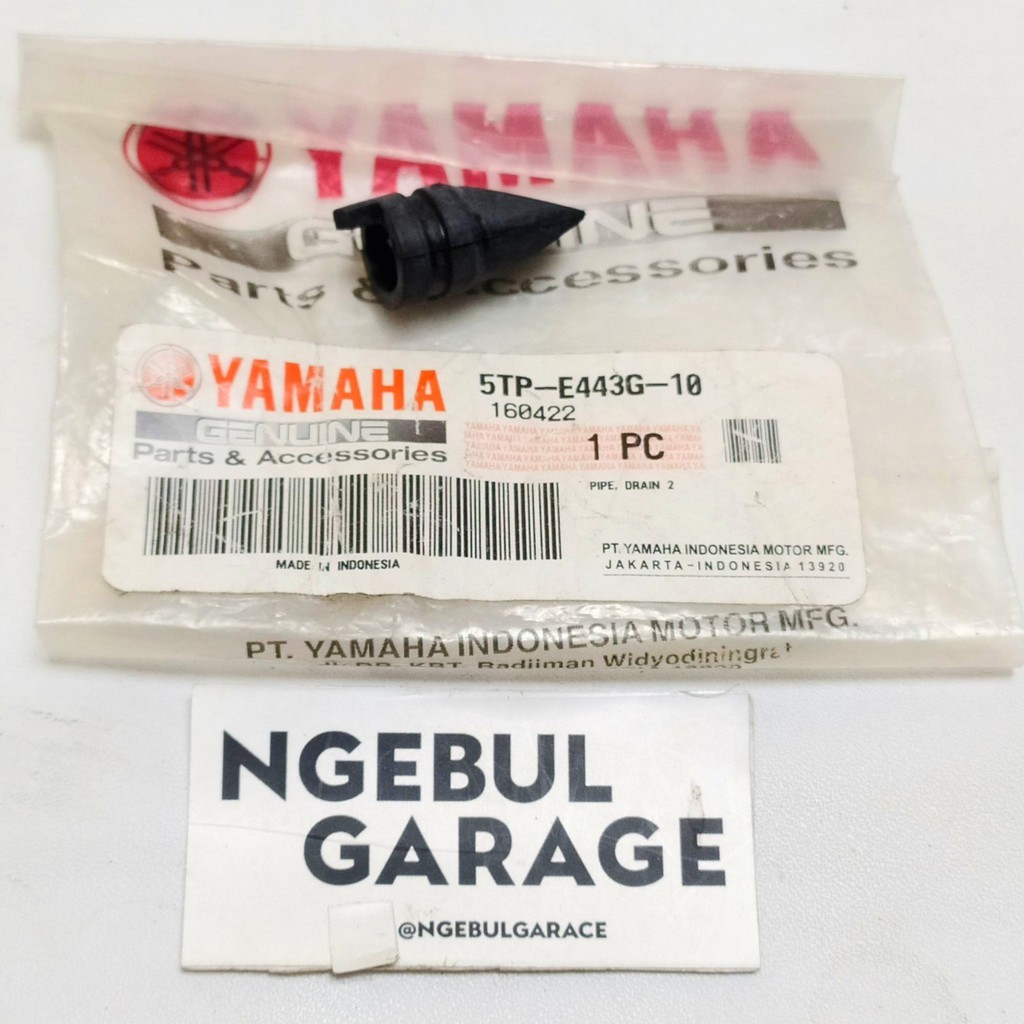 Karet Selang Buntu Hitam Tutup Box Filter Udara Jupiter Z YAMAHA ORI 5TP E443G 10