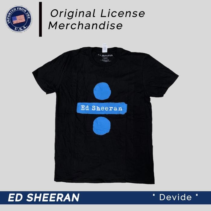 (COD) Ed Sheraan Kaos T shirt Band Music Official Original ED SHEERAN ORI - S
