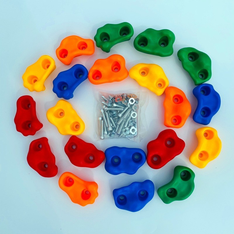 10pcs Panjat Tebing Anak Satuan Boulderan Wall Climbing Dinding Boulder Wall Climbing Holds Anak Dan