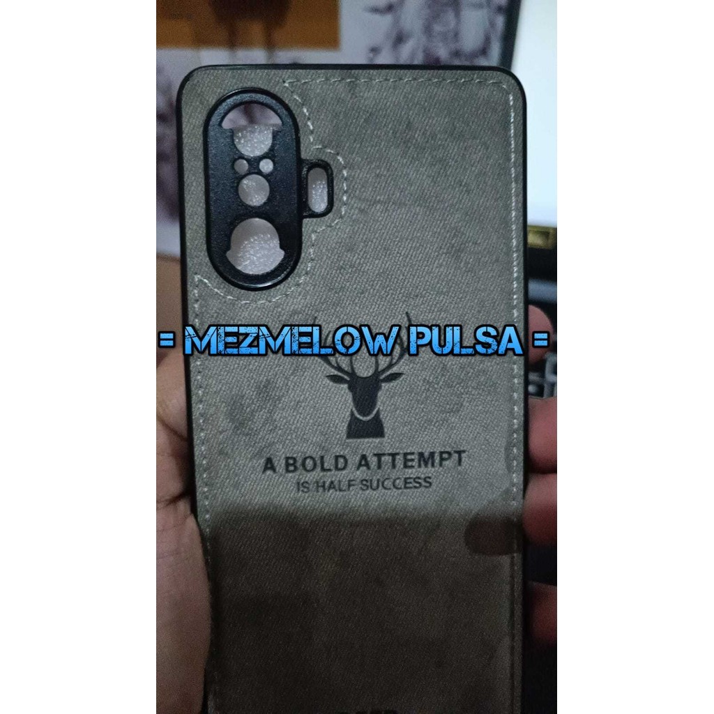 Case XIAOMI POCO F3 GT 5G / Case Cloth Jeans / Caseng Rusa Hard Case Canvas Motif Rusa