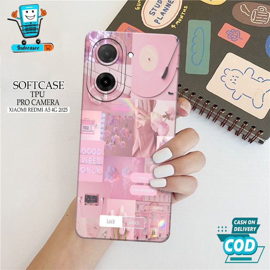 Softcase Xiaomi Redmi A5 4G 2025 Case Xiaomi Redmi A5 4G Silikon Hp Kesing Xiaomi Redmi A5 4G Casing