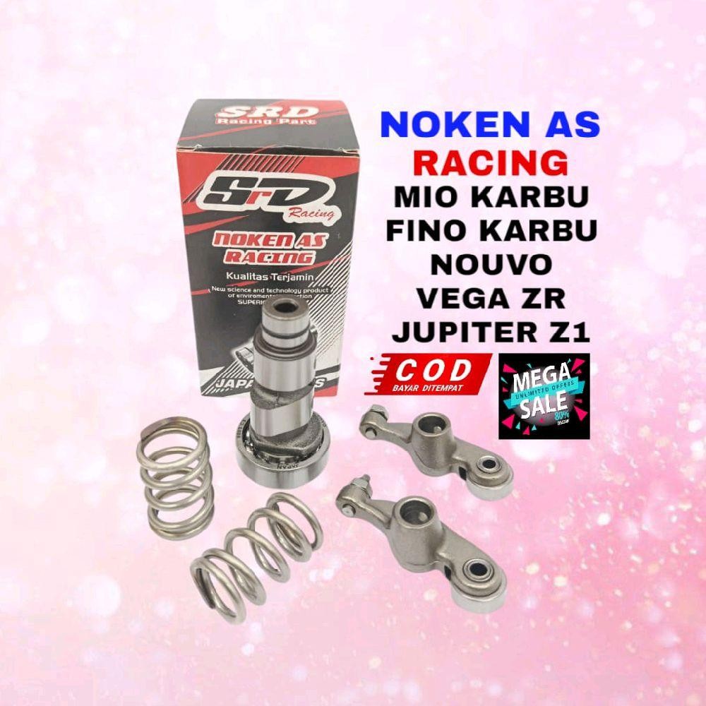 PAKET NOKEN AS RACING MIO 5TL NOUVO FINO KARBU JUPITER Z1 VEGA ZR NOKEN AS RACING PELATUK RRA KODE 7
