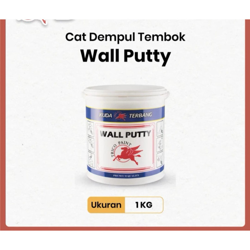 WALL PUTTY DEMPUL TEMBOK 1kg