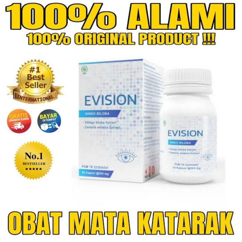 EVISION VITAMIN MATA ORIGINAL ASLI OFFICIAL STORE DISTRIBUTOR RESMI MATA BURAM MINUS RABUN KATARAK