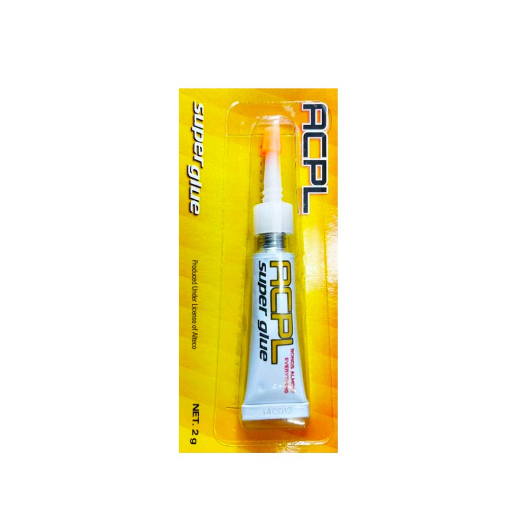 Lem Super Glue Serbaguna - Lem Kaca Plastik Kayu Sepatu Super Kuat - Lem Bening Merekat 5 Menit