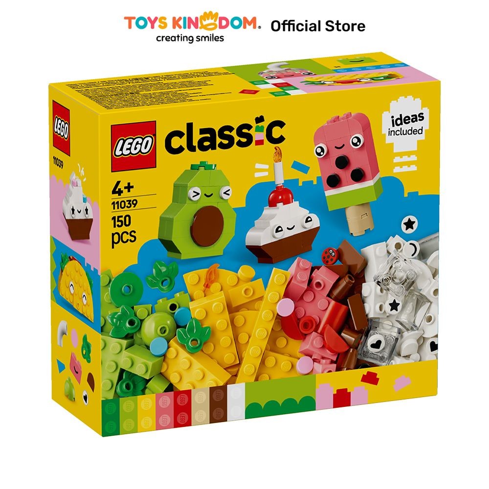 Toys Kingdom LEGO Classic Creative Food Friends Brick Building Food Play Blok Konstruksi Mainan Krea