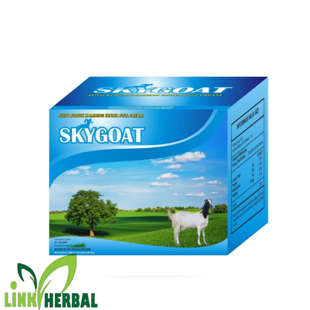 Susu Etawa Skygoat | Skygoat Susu Kambing Bubuk Per Box 10 Sachet | SKYGOAT ORIGINAL - AMY