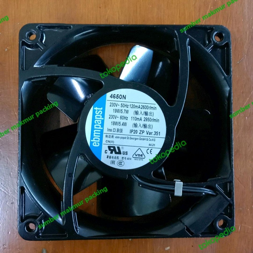 Fan EBMPAPST type 4650N 230V Ac
