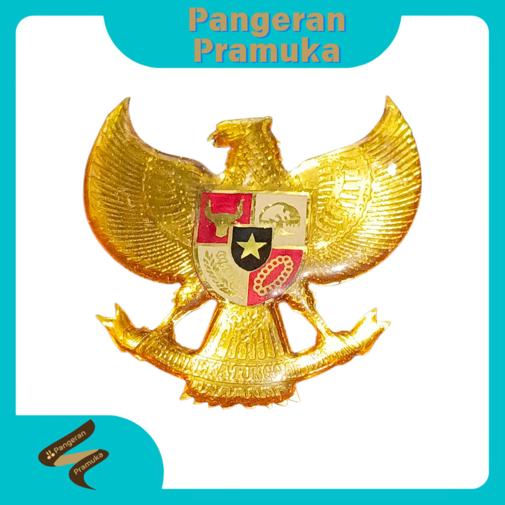 Pin Garuda Resin 6cm Kuningan Premium Paskibra