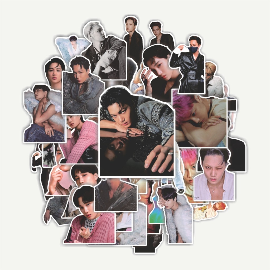 Sticker Pack Stiker EXO22 - Kai 01 | Sticker TUMBLR | Stiker LAPTOP KOPER HELM