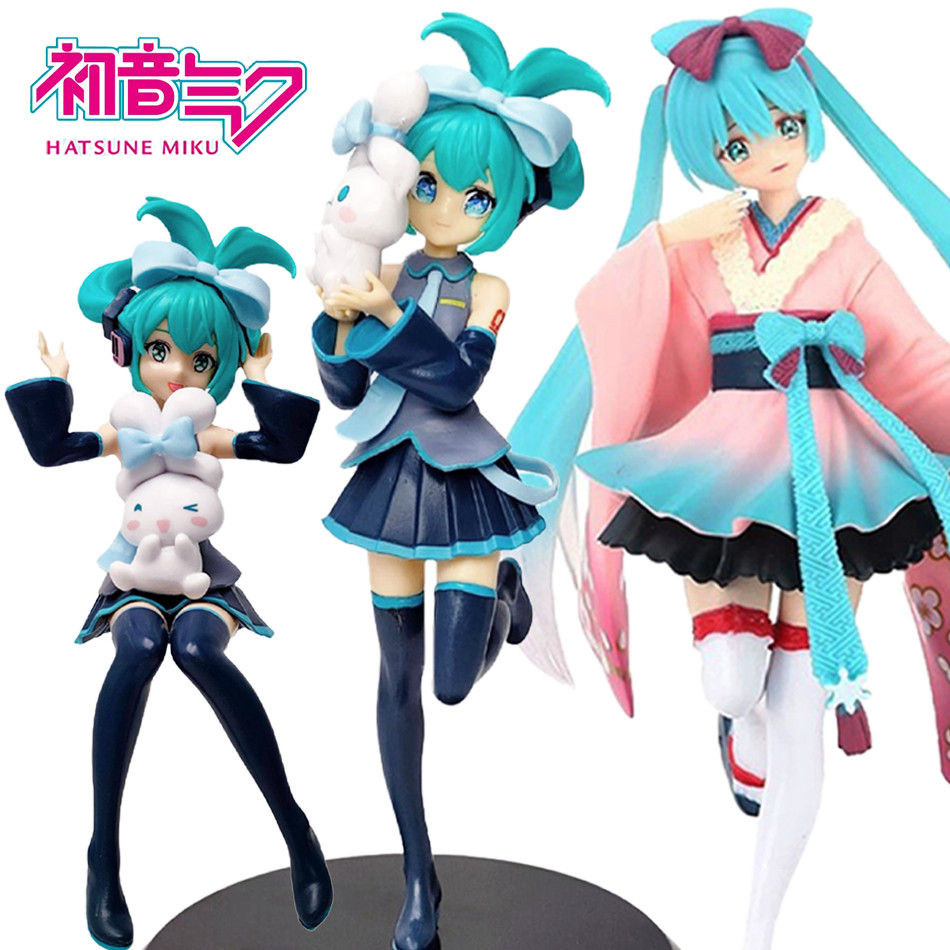 21cm sexy girl hatsune miku anime figure fashion subculture miku figure action present christmas pvc