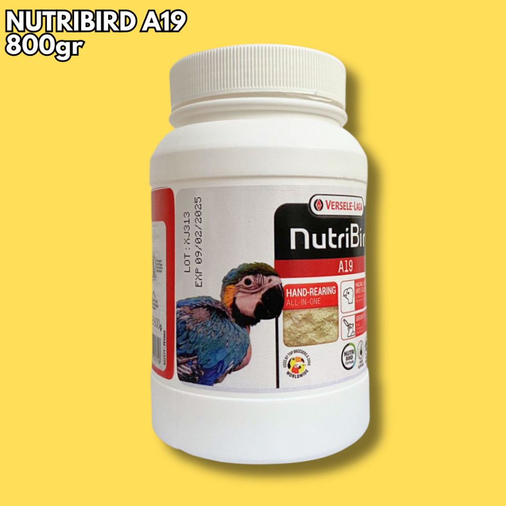 [LUXXORA] NutriBird A19 Pakan Lolohan Versele Laga Nutri Bird Kemasan 800gr