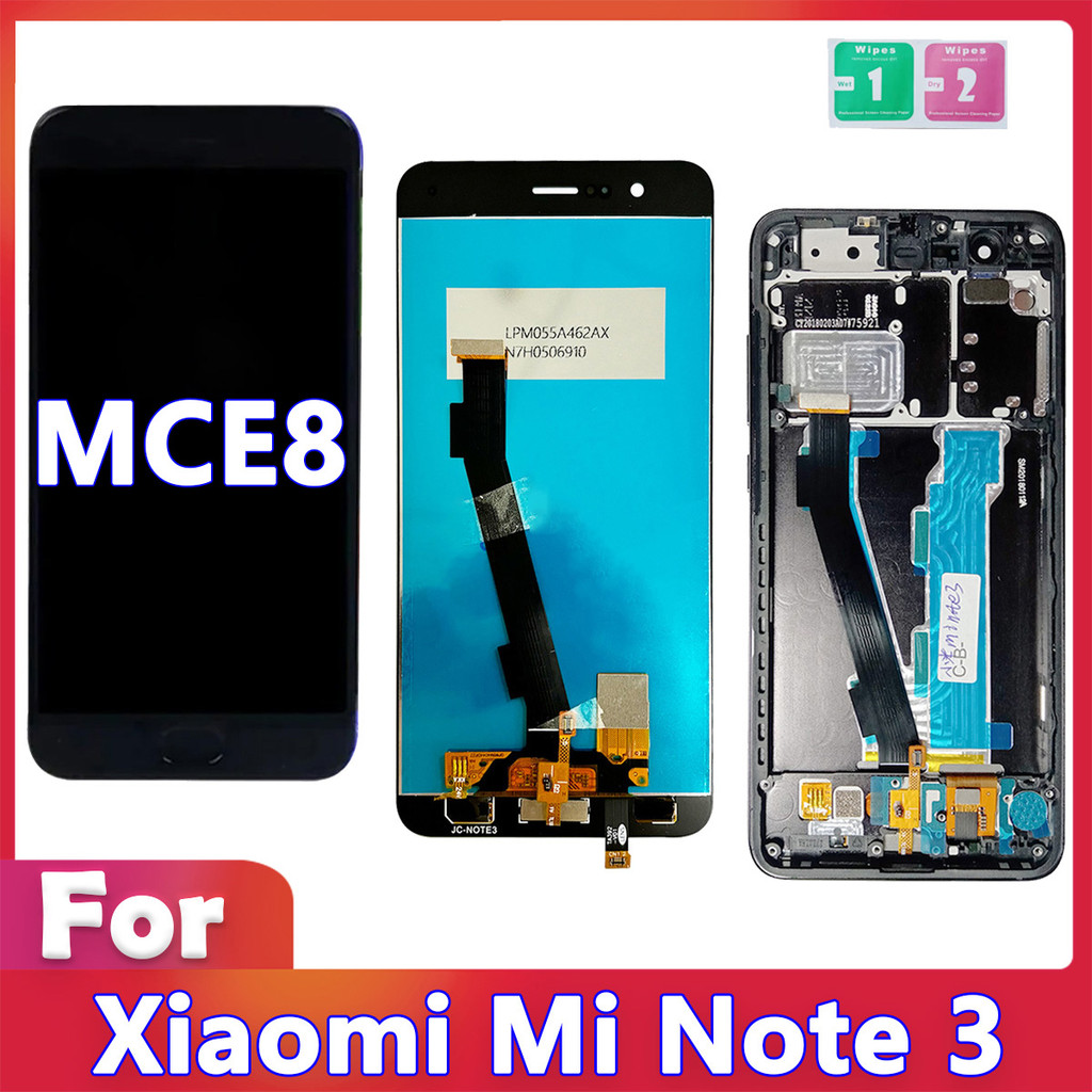 For Xiaomi Mi Note 3 LCD Screen LCD splay Tou Screen gitizer Assembly For Xiaomi Mi Note 3 MCE8 LCD 