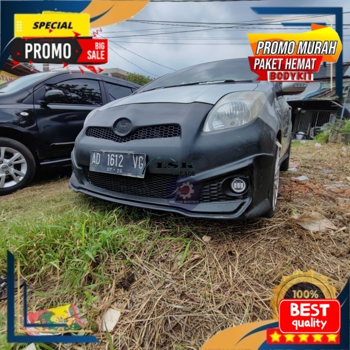 Bemper bodykit yaris 2006 2007 2008 2009 2010 2011 body kit yaris bumper yaris bakpao bemper yaris b