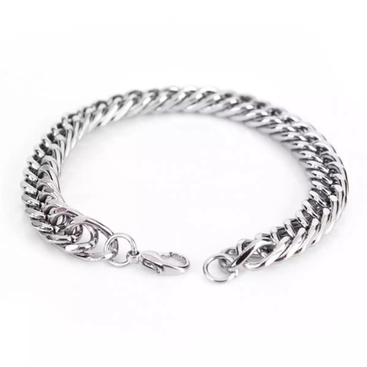 Gelang Pria Titanium Asli Original