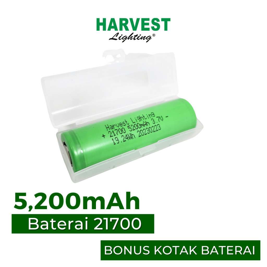 BAR - Lighting Battery 21700 Authentic 5200mAh Baterai